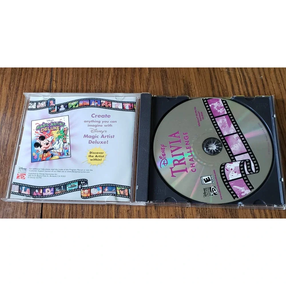 Disney Trivia Challenge CD ROM Windows/Mac, 2001